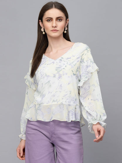 Gipsy Butter Yellow Georgette Blouse