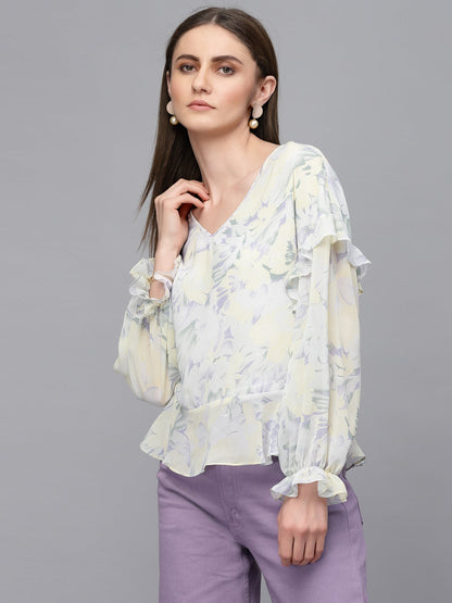 Gipsy Butter Yellow Georgette Blouse