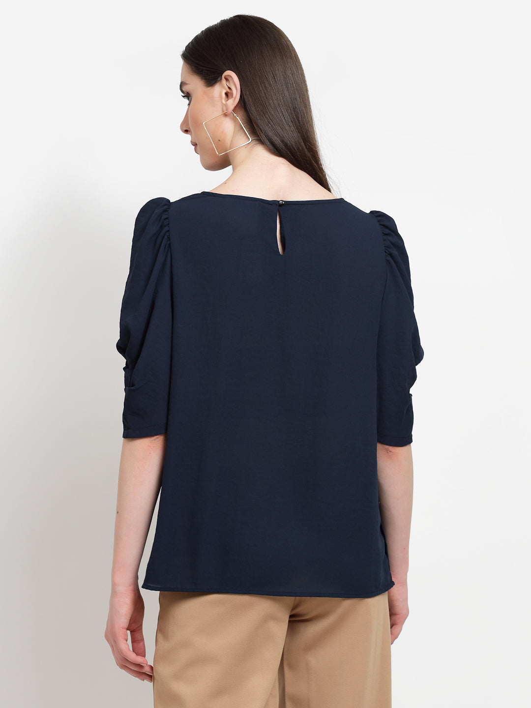 Gipsy Navy Georgette Blouse