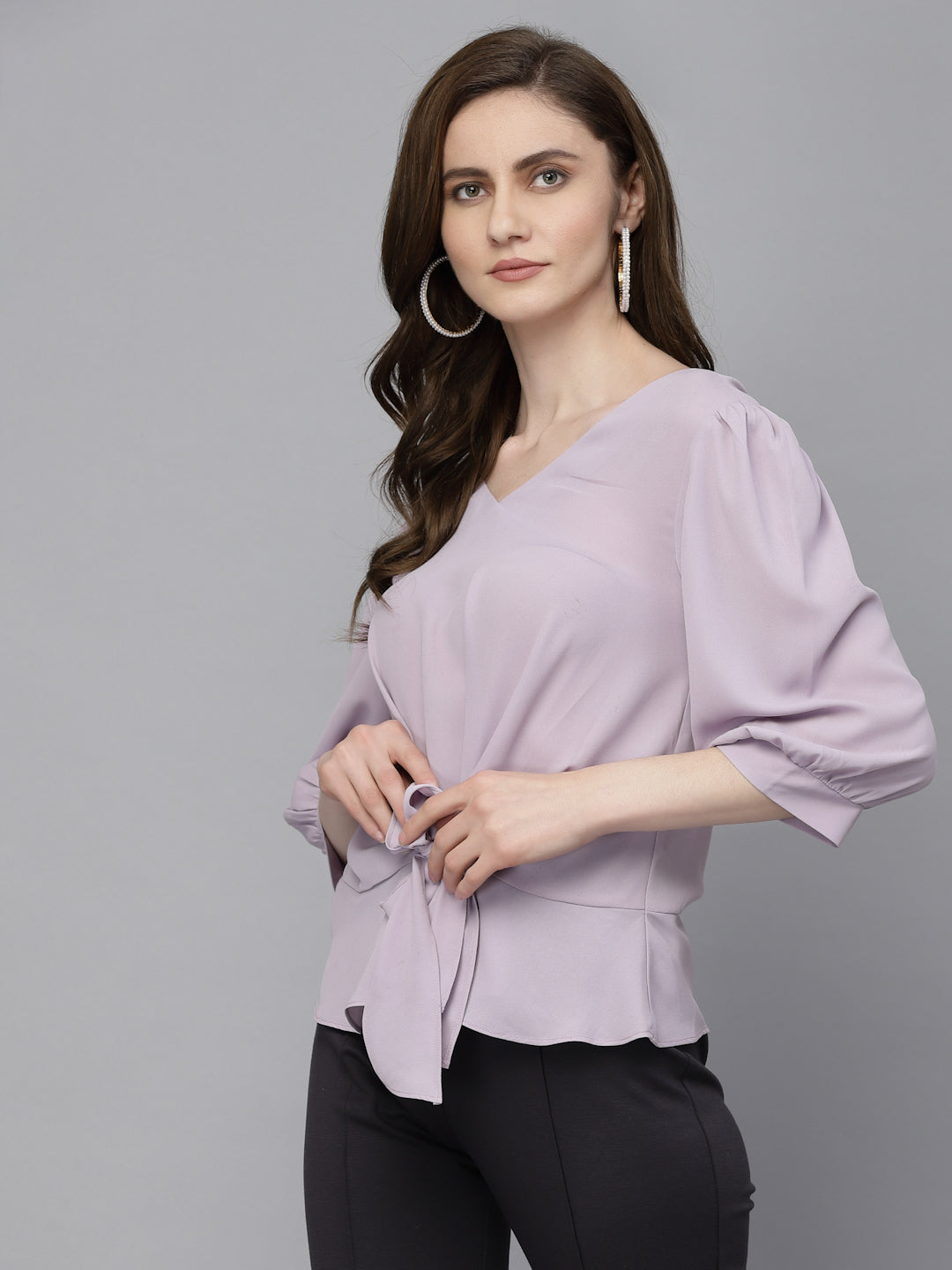 Gipsy Lavender Georgette Blouse