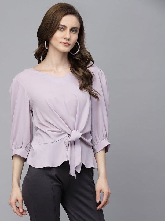 Gipsy Lavender Georgette Blouse