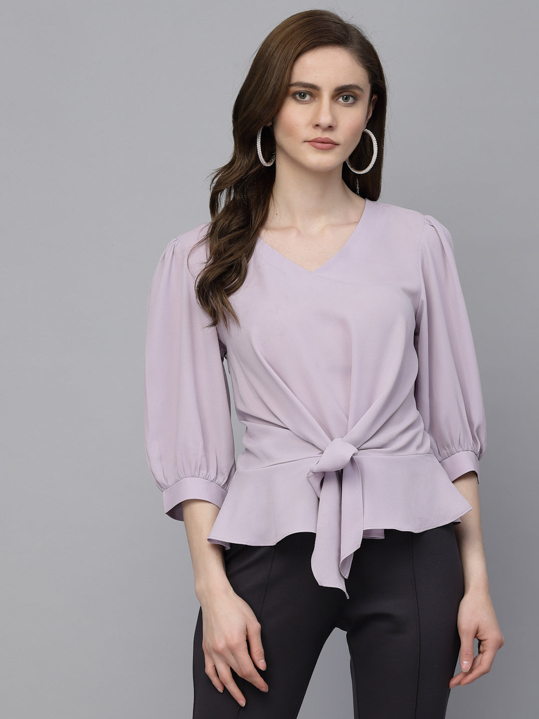 Gipsy Lavender Georgette Blouse