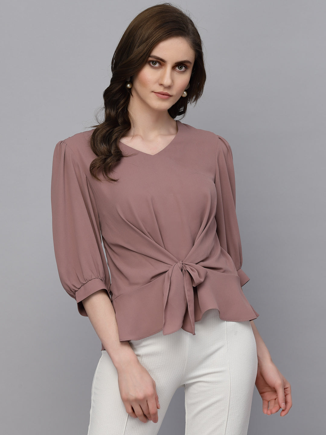 Gipsy Mocca Georgette Blouse