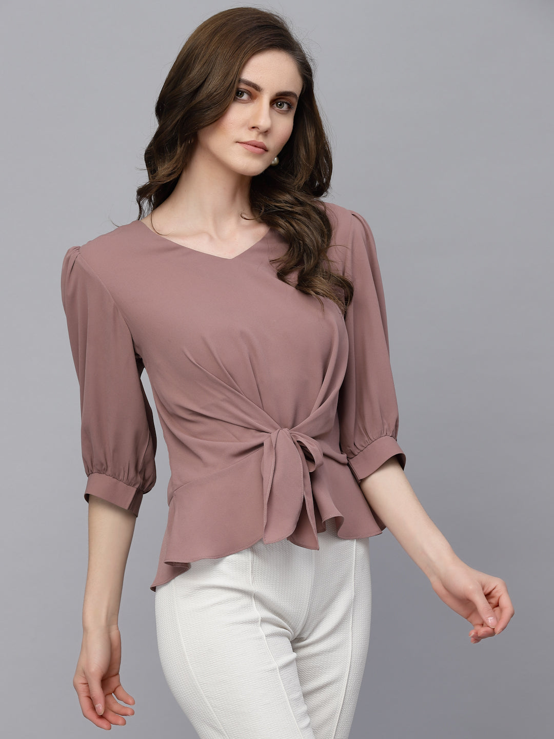 Gipsy Mocca Georgette Blouse