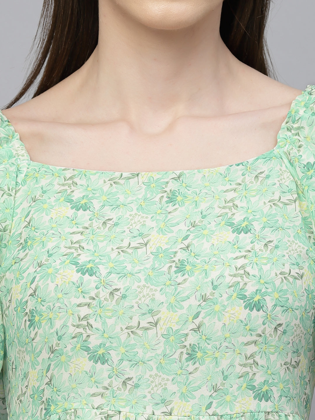 Gipsy Green Georgette Dress