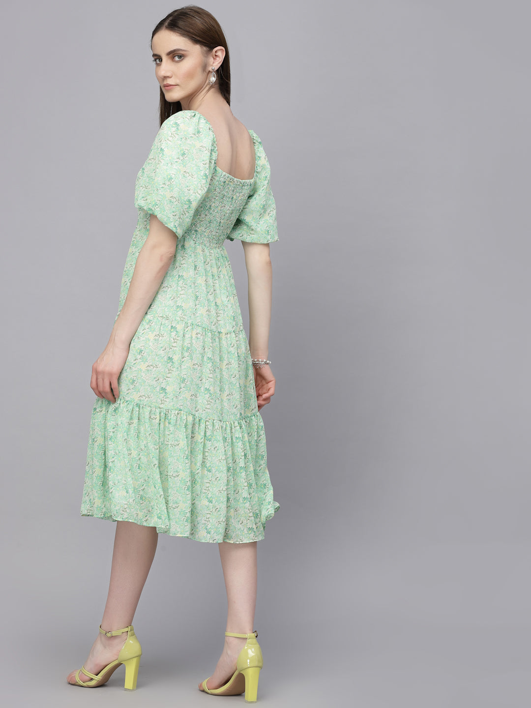 Gipsy Green Georgette Dress