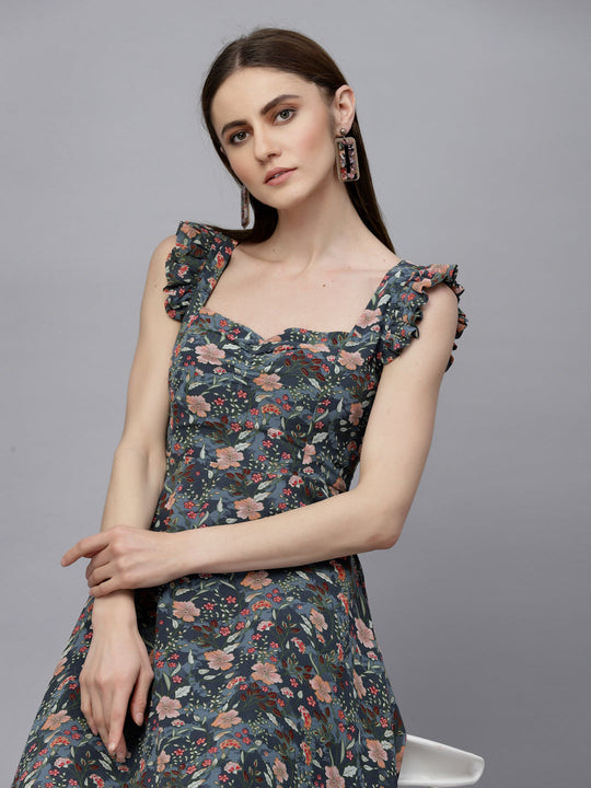 Gipsy Grey Georgette Dress