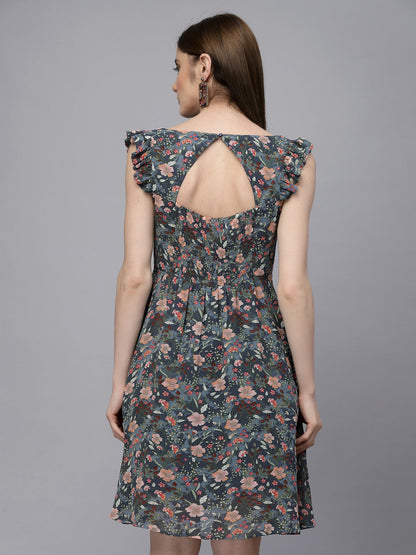 Gipsy Grey Georgette Dress