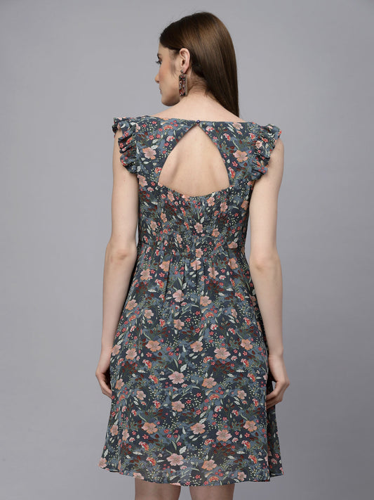 Gipsy Grey Georgette Dress