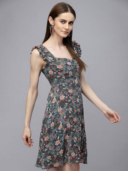 Gipsy Grey Georgette Dress