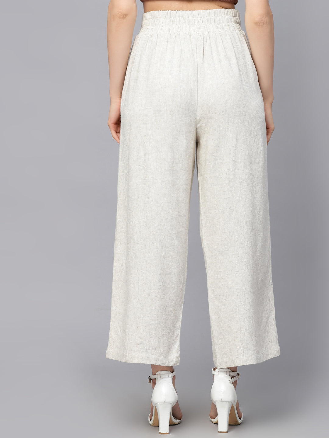 Gipsy Beige Linen Ladies Pant