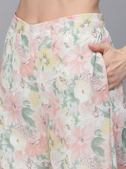 Gipsy Pink Georgette Co-Ord Pant