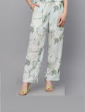 Gipsy Green Georgette Co-Ord Pant