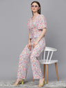 Gipsy Pink Georgette Co-Ord Pant