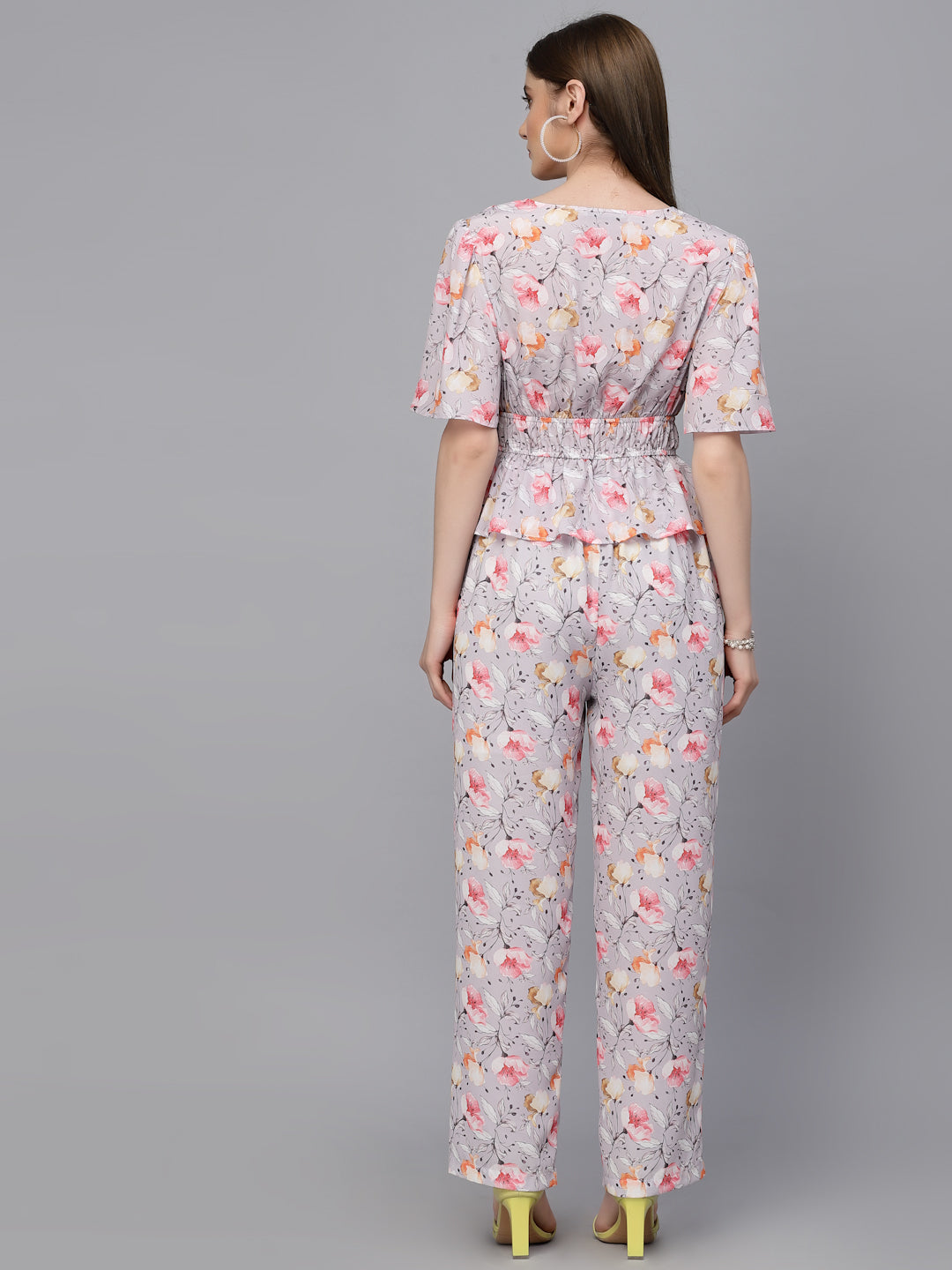 Gipsy Pink Georgette Co-Ord Pant