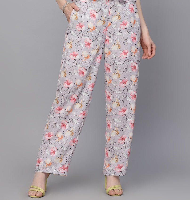 Gipsy Pink Georgette Co-Ord Pant