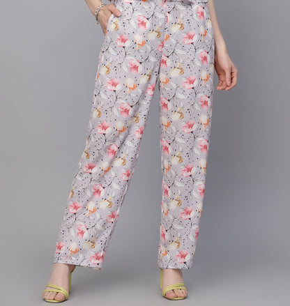 Gipsy Pink Georgette Co-Ord Pant