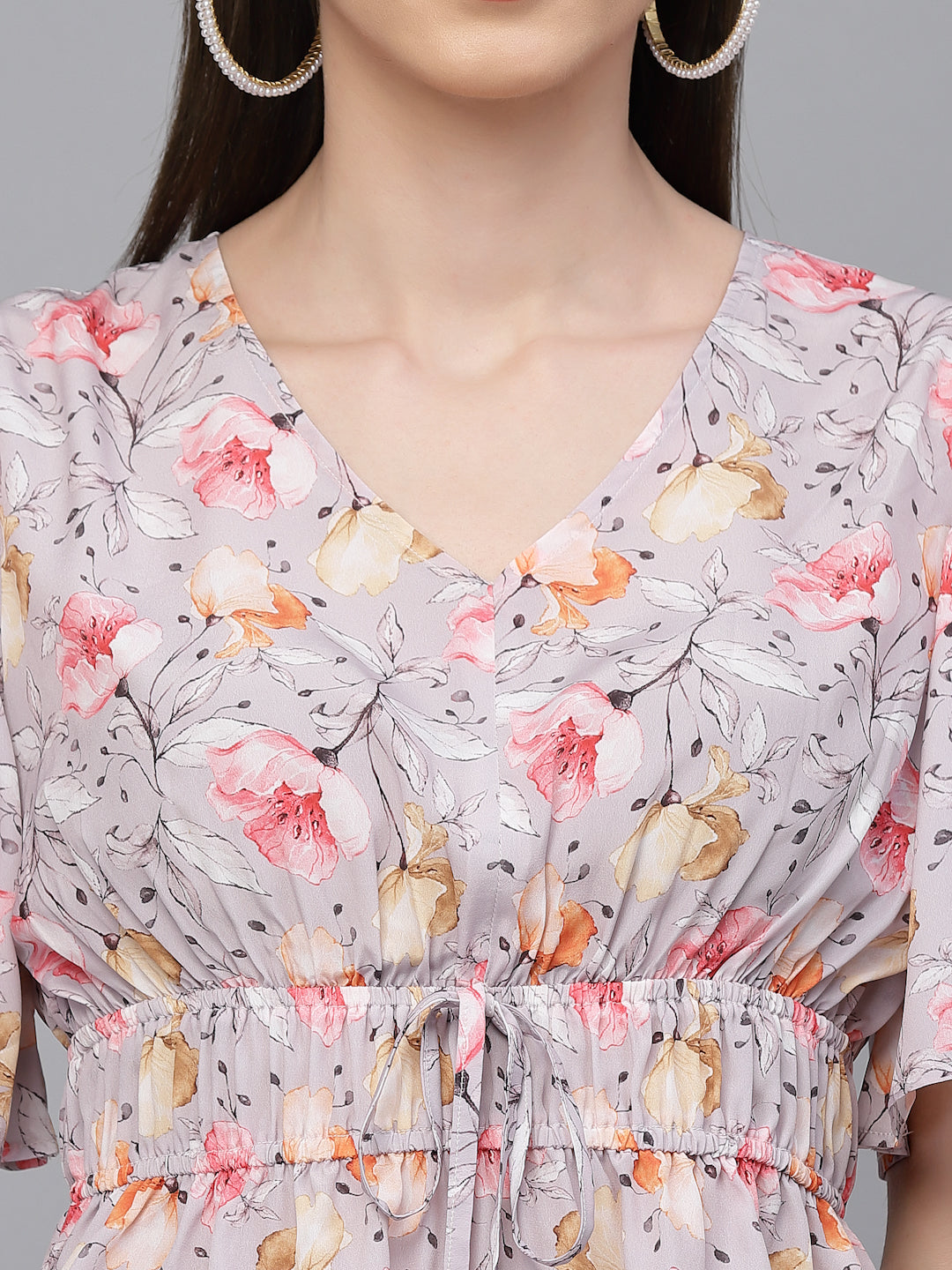 Gipsy Pink Georgette Co-Ord Top