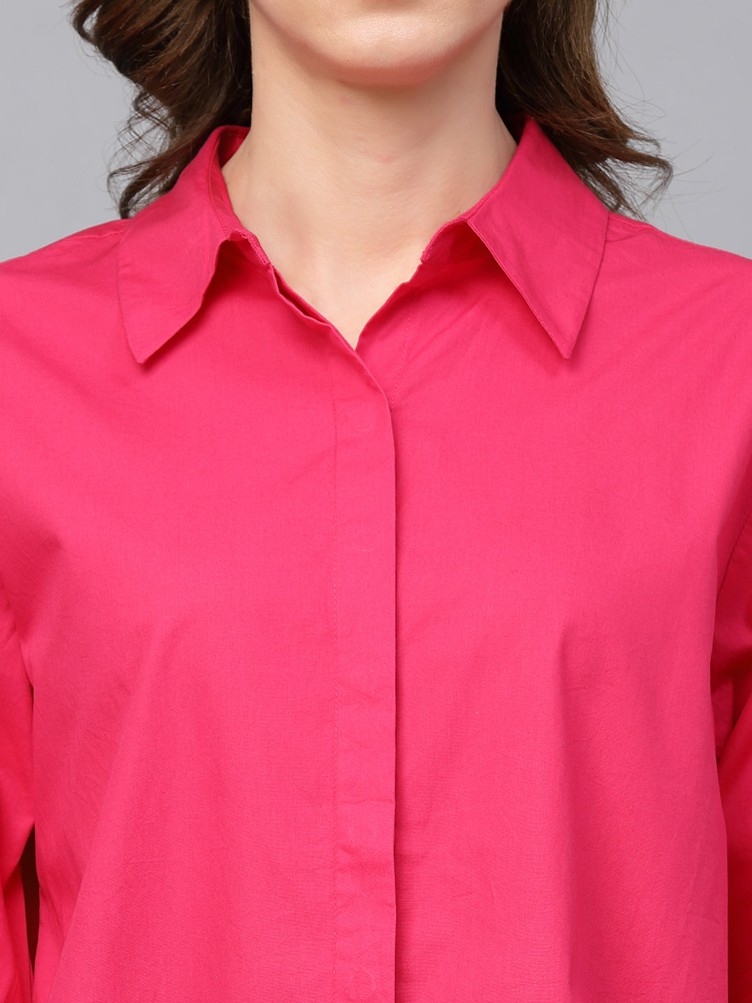 Gipsy Fuschia Cotton  Shirt