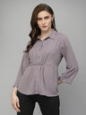 Gipsy Aubergine Georgette Tunic