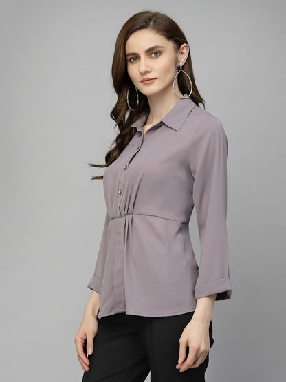 Gipsy Aubergine Georgette Tunic