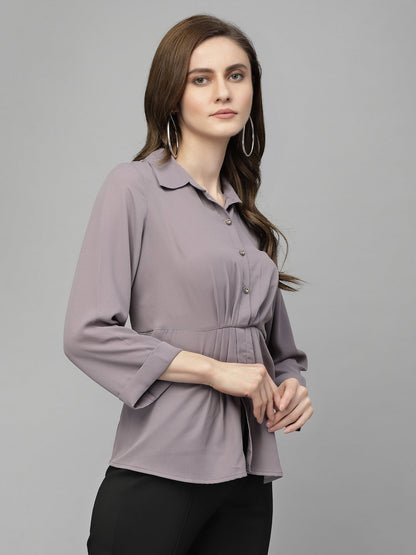 Gipsy Aubergine Georgette Tunic