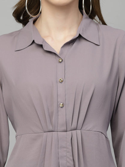 Gipsy Aubergine Georgette Tunic