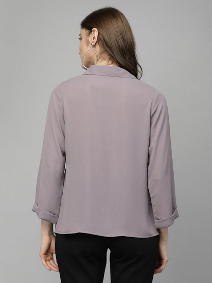 Gipsy Aubergine Georgette Tunic