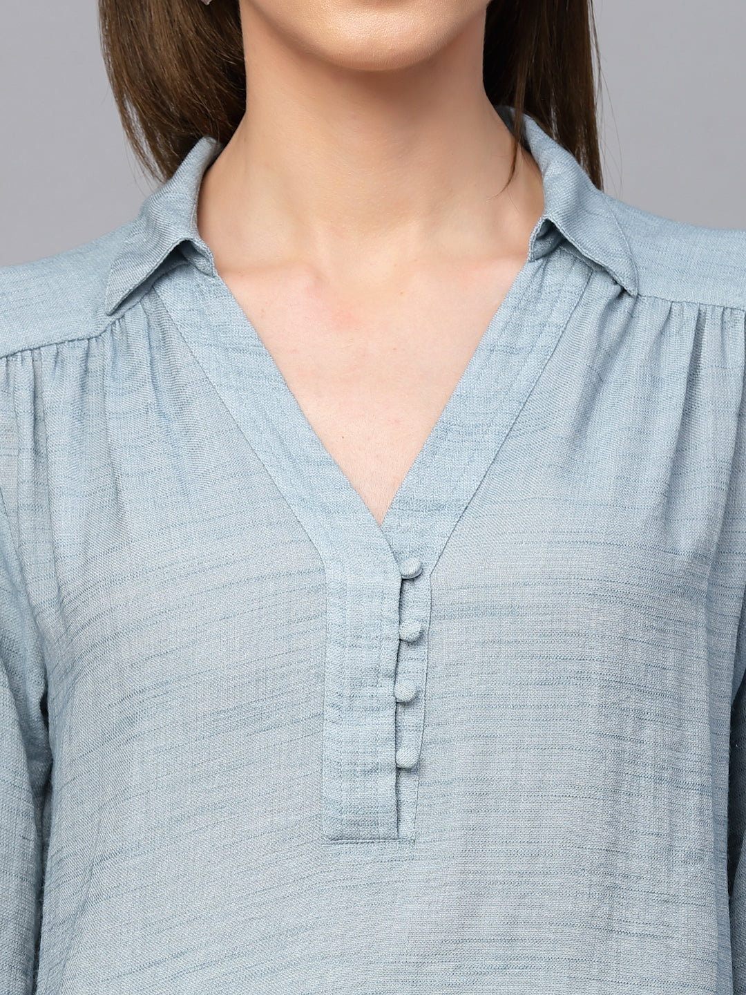 Gipsy Sage Textured Cotton Tunic