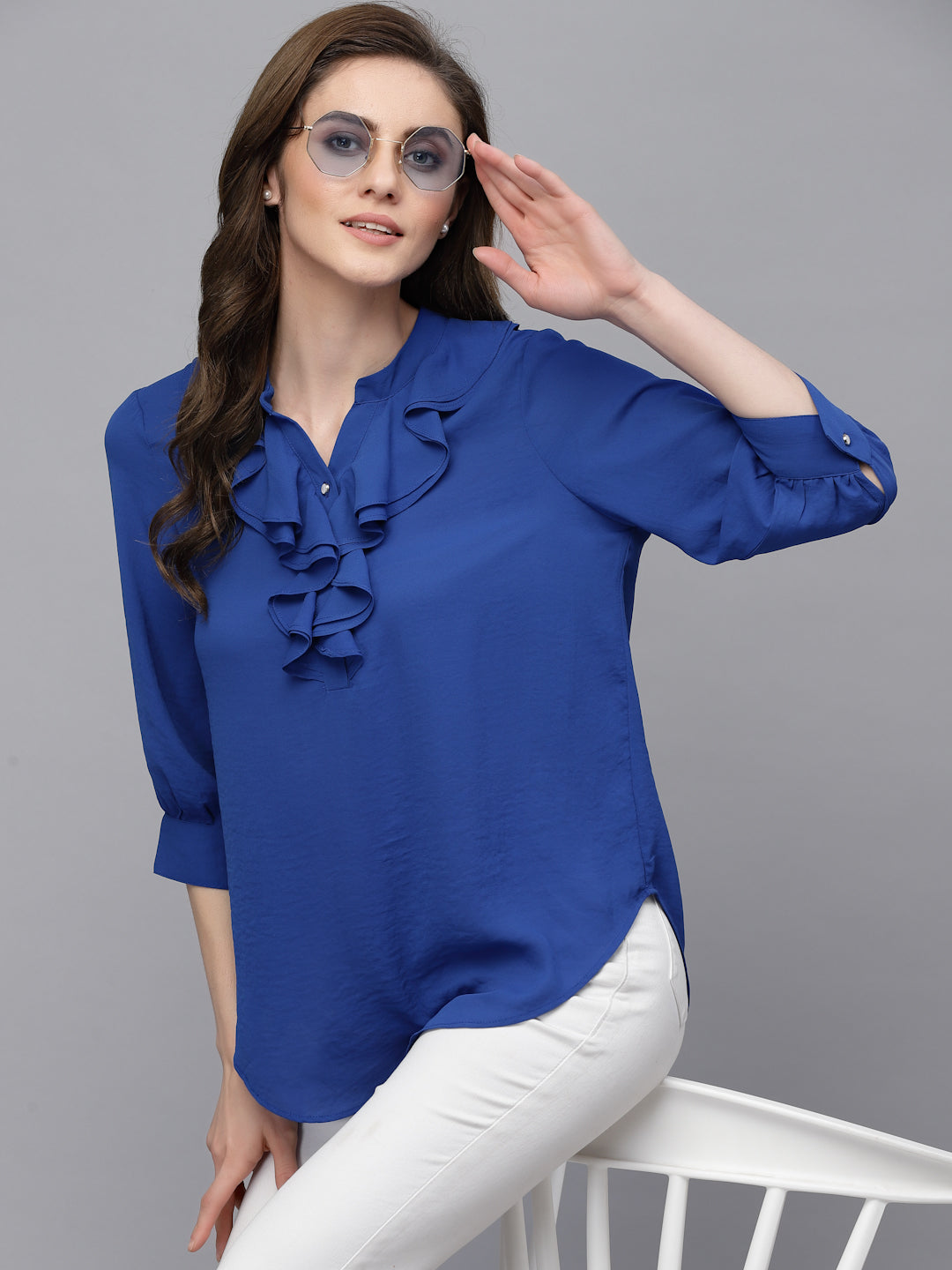 Gipsy Blue Georgette Tunic