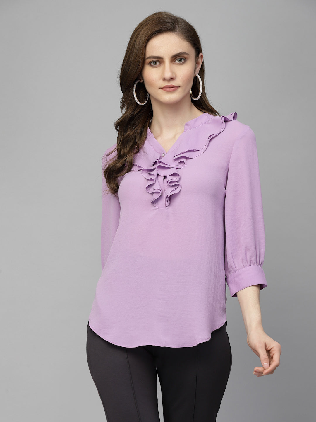 Gipsy Lilac Georgette Tunic