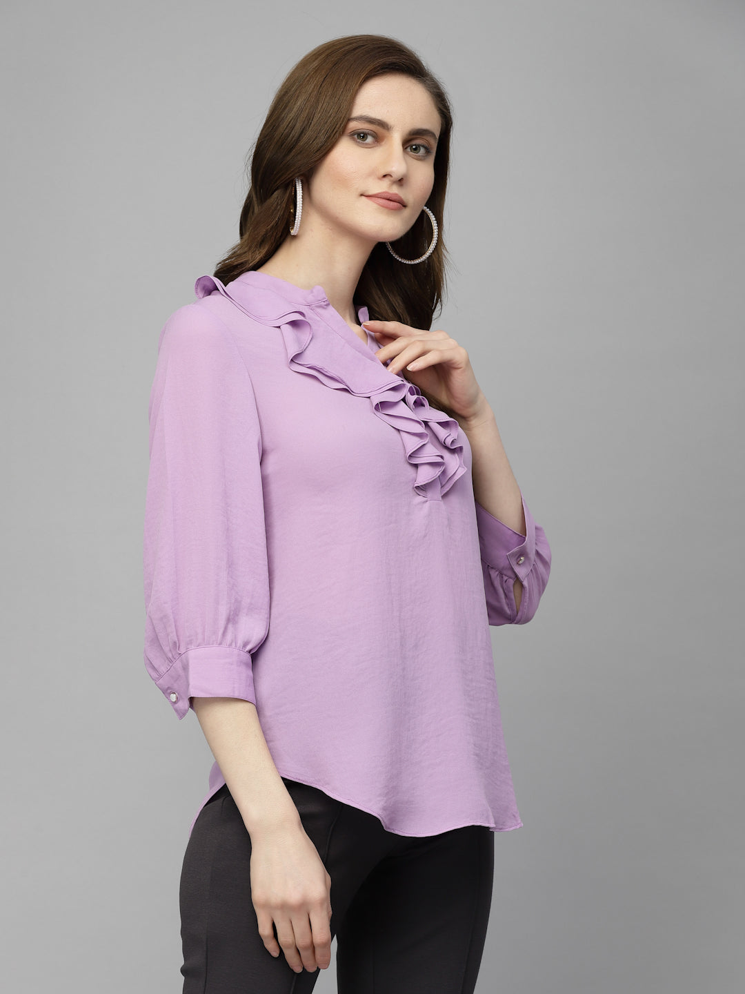 Gipsy Lilac Georgette Tunic