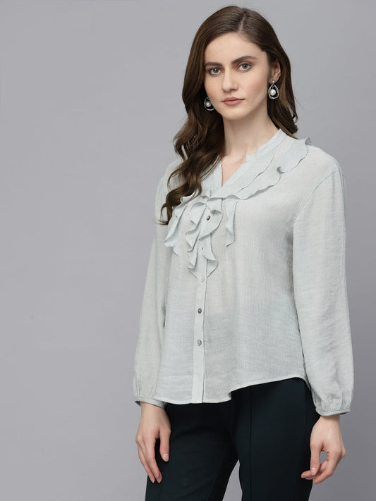 Gipsy Grey Polyester Tunic