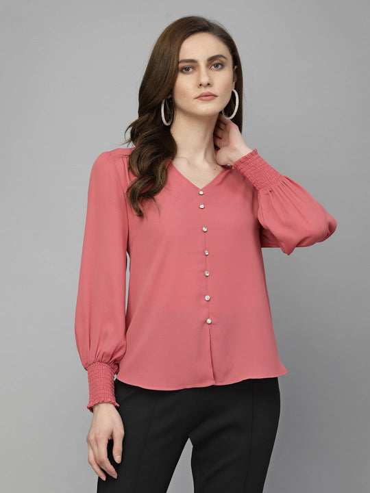 Gipsy Peach Georgette Tunic