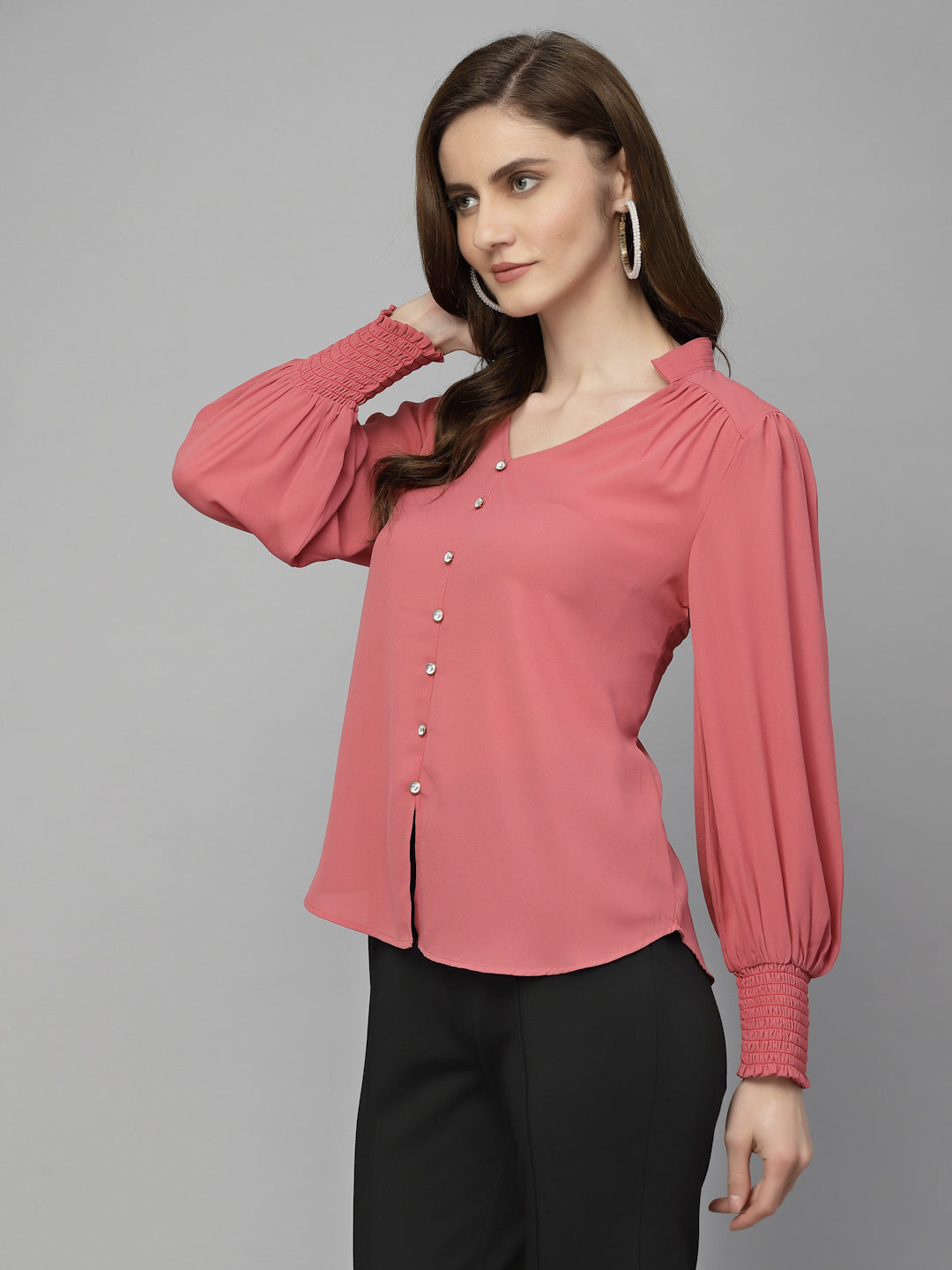 Gipsy Peach Georgette Tunic