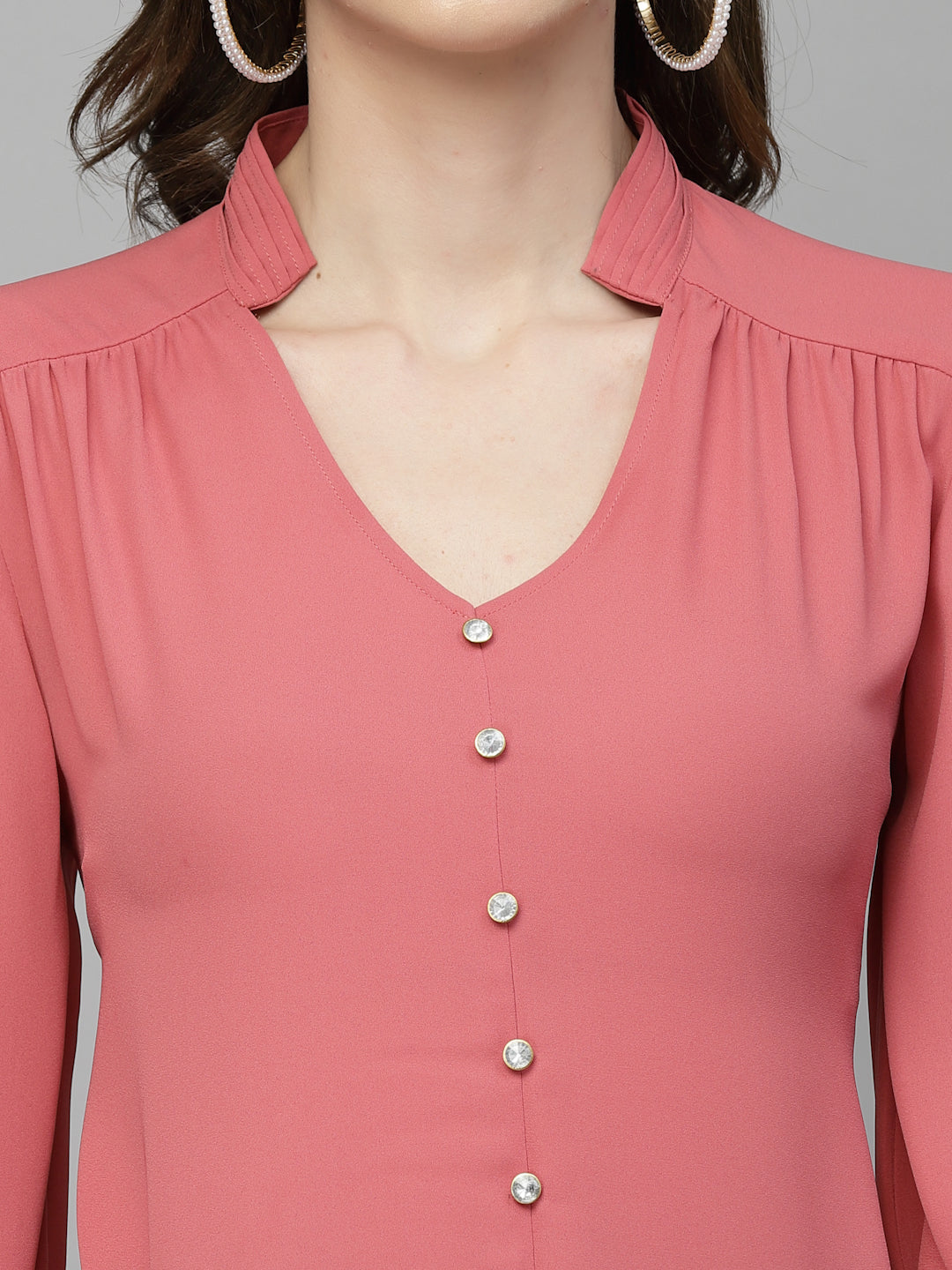 Gipsy Peach Georgette Tunic