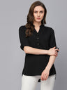 Gipsy Black Georgette Tunic