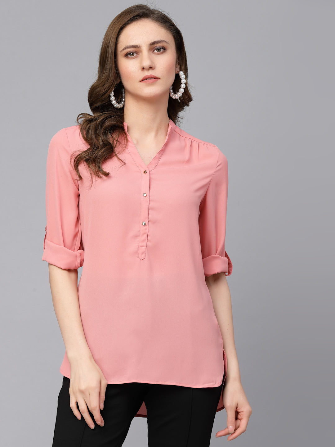 Gipsy Peach Georgette Tunic