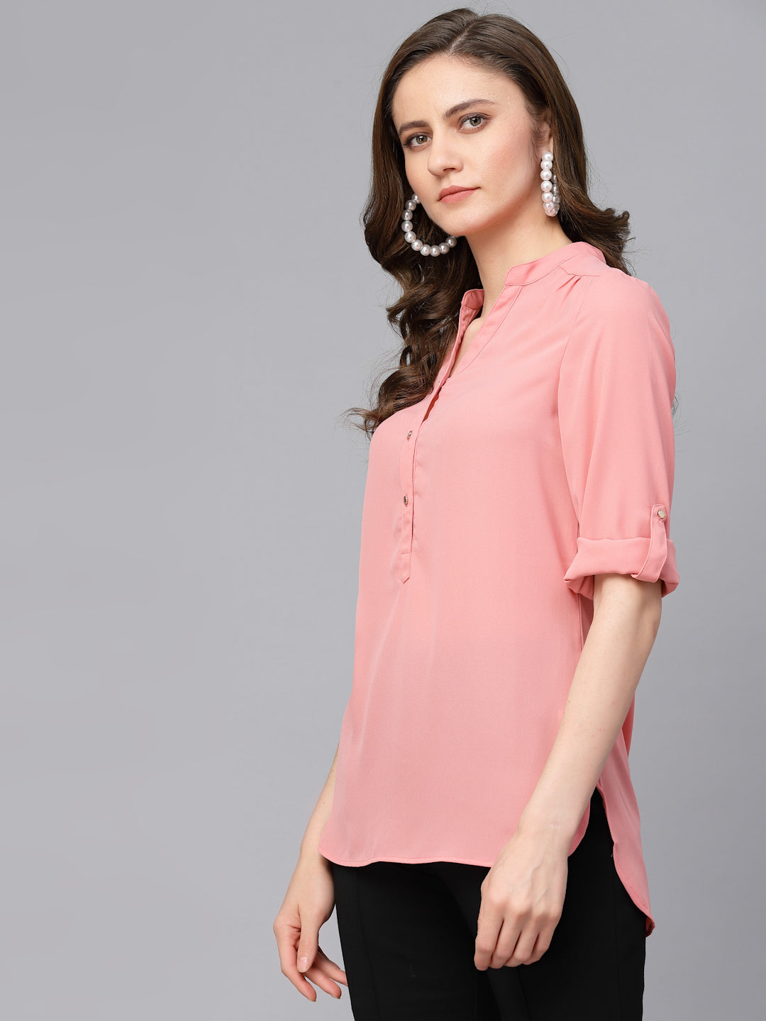 Gipsy Peach Georgette Tunic