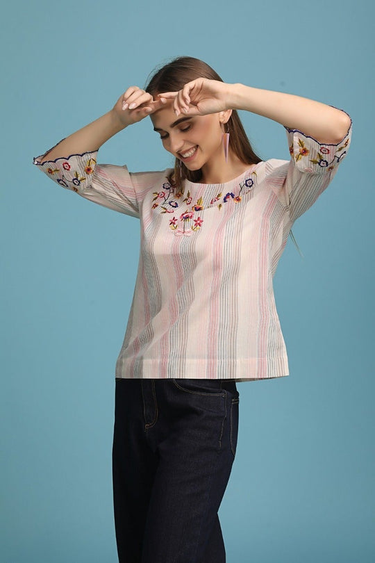 Trendsetter Emroidered top
