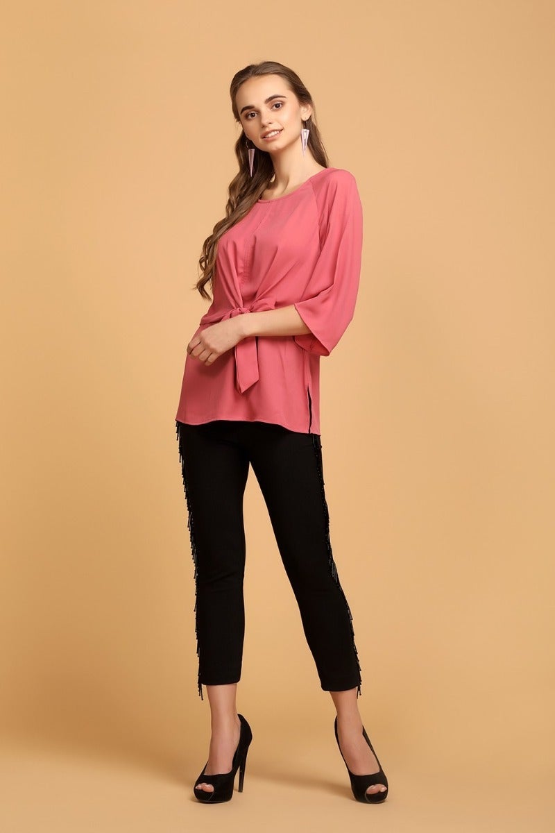 Breezy Front Knot Top