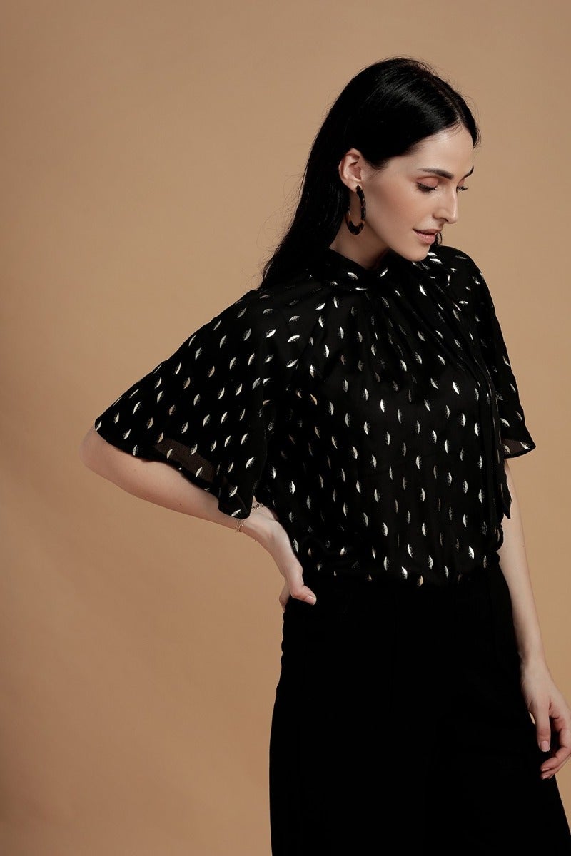Angelic Monochrome Blouse