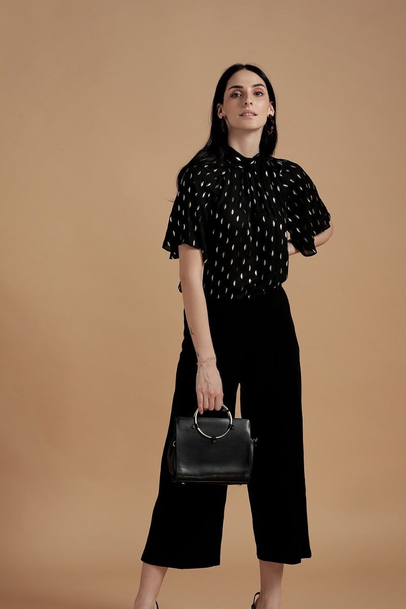 Angelic Monochrome Blouse