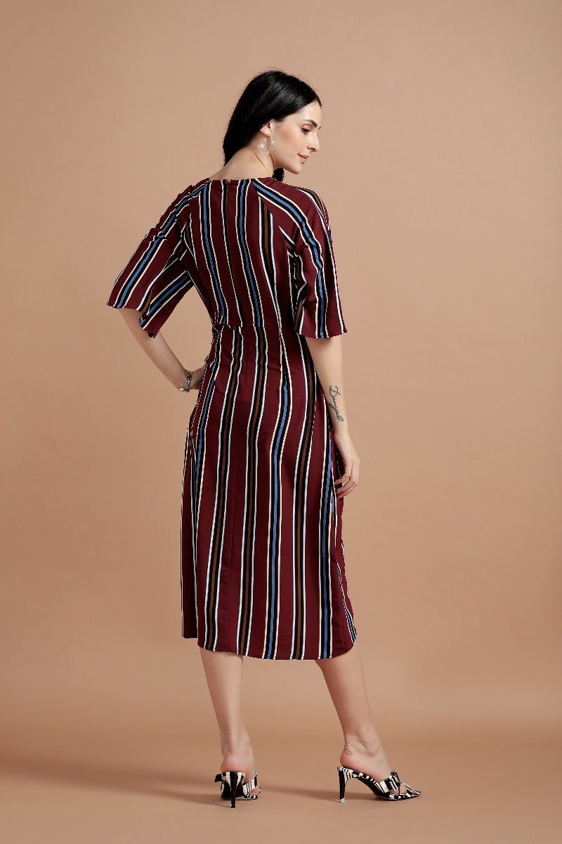 Dominant Striped Dress