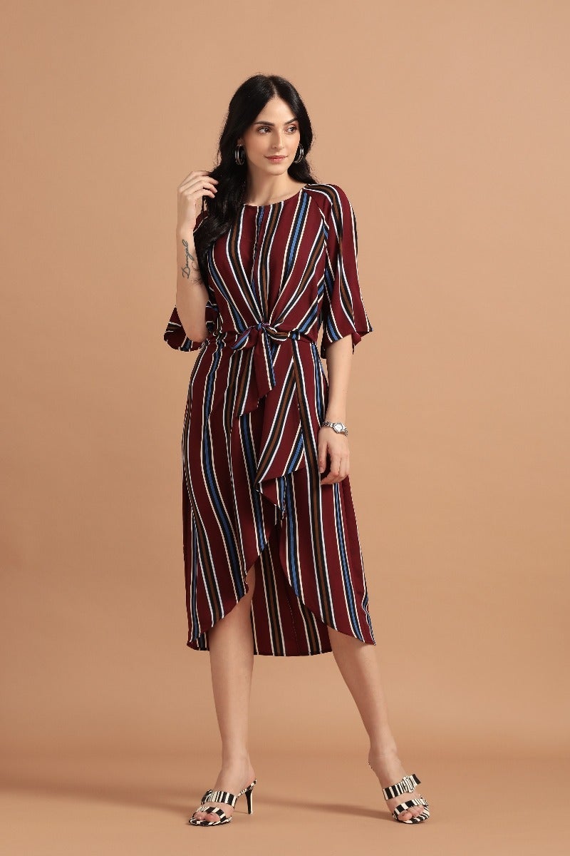 Dominant Striped Dress