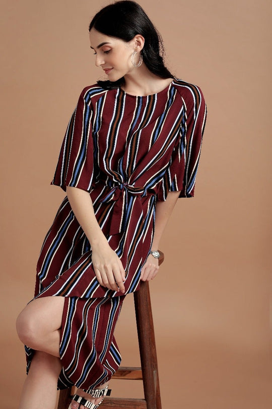 Dominant Striped Dress