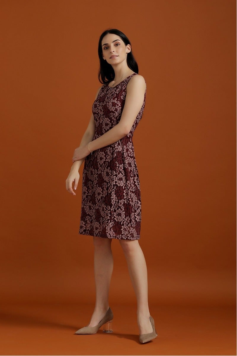 Trending Jacquard Lace Dress