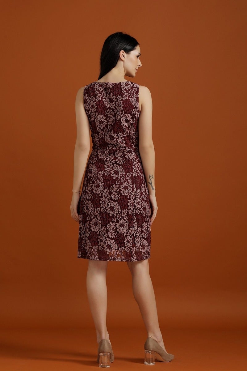 Trending Jacquard Lace Dress