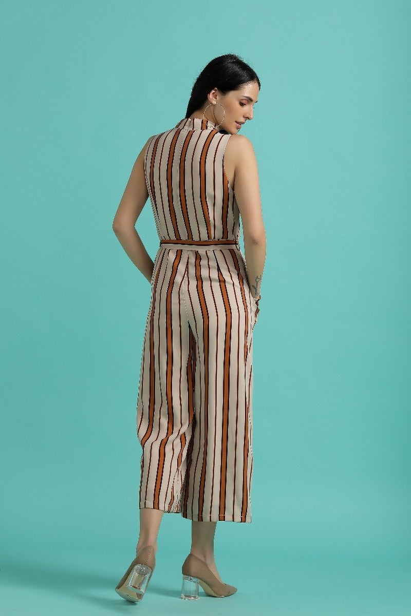 Glam Up Striped Jumpsuit