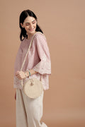 Polka Dot Schiffli Embroidery Top